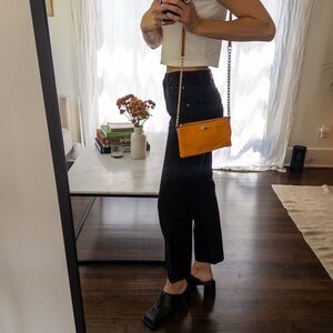 Stylish Orange Coach Crossbody Bag